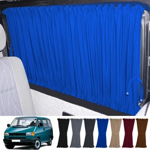 Oto Pandami Volkswagen T4 - Transporter / Caravelle Uzun Şase 1990-2003 Uyumlu Mavi Raylı Oto Perde Takımı