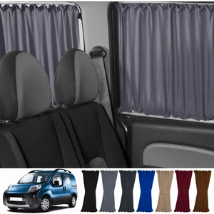 Oto Pandami Peugeot Bipper 2008-2014 Uyumlu Gri Raylı Oto Perde Takımı