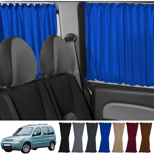 Oto Pandami Citroen Berlingo 1.nesil 1996-2009 Uyumlu Mavi Raylı Oto Perde Takımı