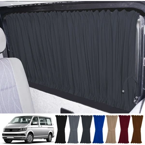 Oto Pandami Volkswagen Transporter Caravelle T5/t6/t7 Uzun Şase 2003-2022 Uyumlu Füme Raylı Oto Perde Takımı