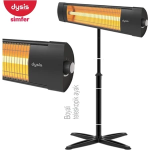 Dysis Thermal HTR-7407 Infrared Elektrikli Soba Isıtıcı 2300 Ayak Dahil