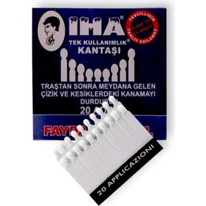 Iha Tek Kullanımlık Kibrit Kan Taşı 1 Paket/24 KART/480 Adet Tek Kullanımlık Kantaşı