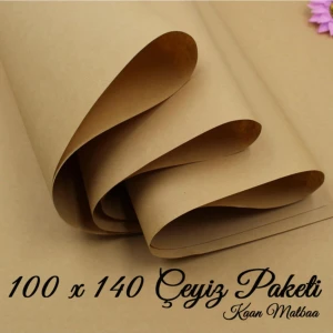 Kağıt 100X140 Ambalaj ve Çeyiz Paketleme Kağıdı 10 Adet