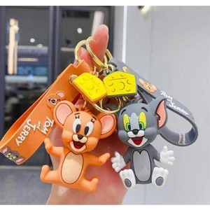 Rax Aksesuar Tom ve Jerry Silikon Anahtarlık - Çift