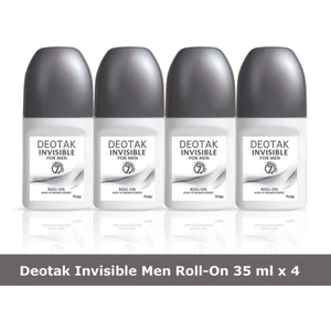 Invısıble For Men Roll-On Deodorant 35 ml x 4