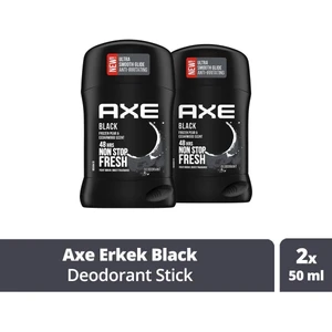 Black 50 ml Erkek Deodorant Stick 2'li