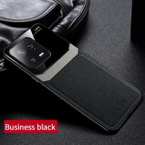 For Xiaomi 13 Pro Ticari Işler Deri Desen Cep Telefonu Kılıfları (Yurt Dışından)