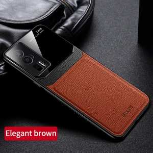 For Xiaomi Redmi K60 Ticari Işler Deri Desen Cep Telefonu Kılıfları (Yurt Dışından)