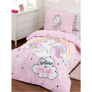 Unicorn Pembe Tek Kişilik Nevresim Takımı