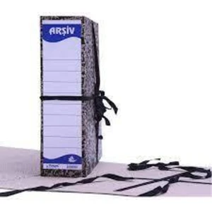 Geniş Arşiv Karton Ipli Bağcıklı Klasör 20'li Paket
