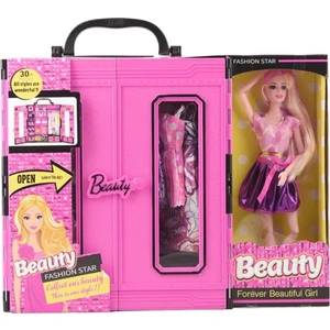 Kılıçlar Oyuncak Kılıçlar Toys Kayyum Oyuncak Oyuncak Aksesuarlı Bebekli Gardırop Seti