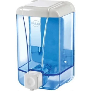 / Sıvı Sabunluk / Sabun Dispenseri / Duvara Monte Şeffaf Mavi