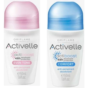 Activelle Ve Even Tone Comfort Anti-Perspirant 48 Saat Koruma Sağlayan 2'Li Roll-On Deodorant