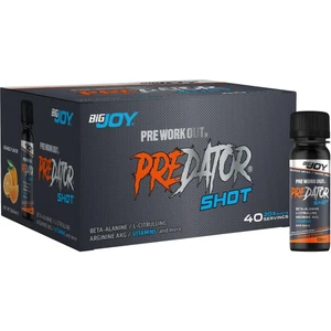 Bigjoy Sports Predator Pre-Workout 20' Li Shot Portakal 20×60ml Preworkout Güç Ve Performans Aminoasit Bıgjoy