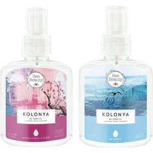 Bee Beauty Japon Kiraz Çiçeği Kolonya 100 ml + Okyanus Kolonya 100 ml