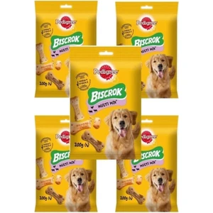 Pedigre Biscrok Multi Mix 200gr x 5 Paket Köpek Ödül Bisküvi Köpek Ödül Maması
