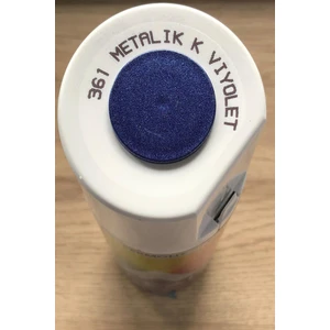 Metalik Koyu Viyolet 361 Simli Sprey Boya 400 ml