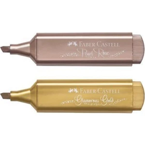 Faber Castell Faber Metalik Fosforlu 2 Renk Rose & Gold