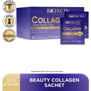 Beauty Collagen Toz 30 Saşe X 10.000 Mg Tip 1 - Tip 3 Hidrolize  - Keratin
