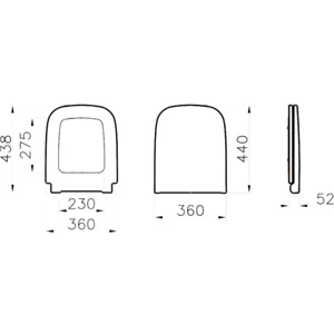 S20 147-003-909 Np Klozet Kapağı,yavaş