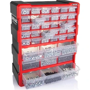 Asrın Plastik Super Bag Mono Blok Çekmeceli Organizer 39'lu Büyük Boy
