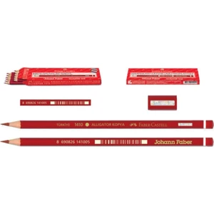 Faber Castell Faber-Castell Kırmızı Kopya Kalemi 12'li Kutu