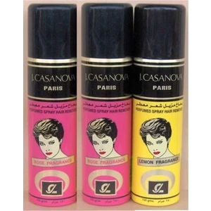 J.Casanova Paris Sedat Baharat 3 Şişe Casanova Tüy Dökücü Köpük 150 ml