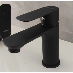 Batarya Fleko Siyah Lavabo Bataryası