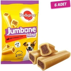 6 Adet - Jumbone Mini Beef Köpek Ödülü 160 gr