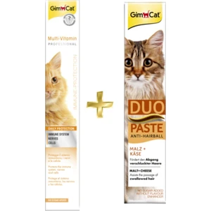 grimcat Multivitamin Paste 100gr + Duo Paste Peynirli Malt Kedi Macunu 50 gr