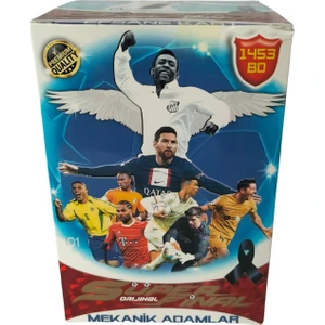 Süper Final Yeni Sezon Mekanik Adamlar Futbolcu Kartları Serisi 3'lü Paket 150 Adet Kutulu
