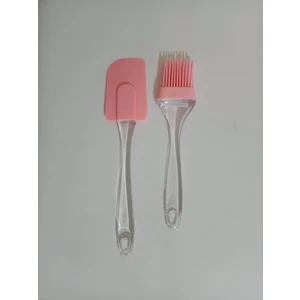 Slikon Spatula ve Slikon Fırça Seti Mutfak Pasta Spatula Yumurta Fırçası