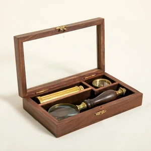 Jopo Pusula-Teleskop-Büyüteç Seti Natural