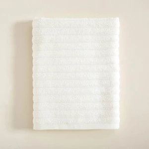 Waved Banyo Havlusu  70X140 cm Ekru