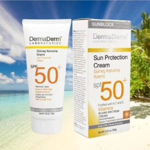 Dermaderm Güneş Kremi Spf 50 ve Güneş Koruma Kremi 100 G