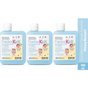 Kids Güneş Kremi SPF50+ 100 ml 3 Adet