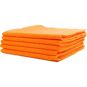 Klın Zero Finish Hd Mikrofiber Lazer Kesim Çok Amaçlı Silme Bez 5'li Paket (Turuncu) - 40X40CM