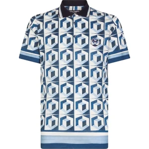 Dolce & Gabbana Dolce&gabbana Geometric Print Polo-Shirt G8LW6ZFI701