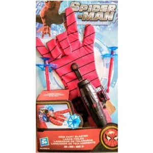 Spiderman Ağ Şeklinde Ok Atan Eldiven - Örümcek Adam Figürlü Ağ Atan Eldiven - Oyuncak Eldiven