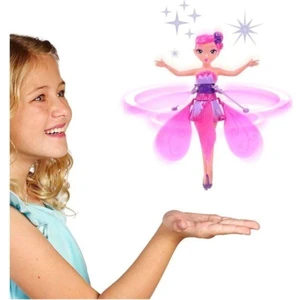 EC Shop Pincess Pp Teknoloji Uçan Peri Şarjlı Işıklı Bebek Oyuncak Sensörlü Uçan Peri