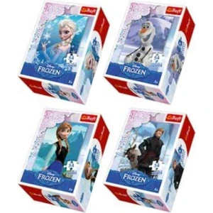 Frozen 4'lü Puzzle Seti - Elsa - Anna - Olaf Kristoff 54 Parça Yapboz - Puzzle - Frozen -
