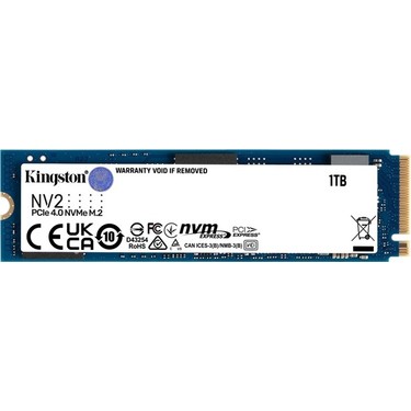 内蔵型SSD Kingston NV2 1TB NVMe SSD M.2 Kingston Nv2 1tb M.2 2280 Nvme SSD (3500-2100MB/S) Fiyatı