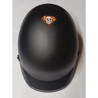 Mert Motors Motosiklet Jokey Kask Mat Siyah-