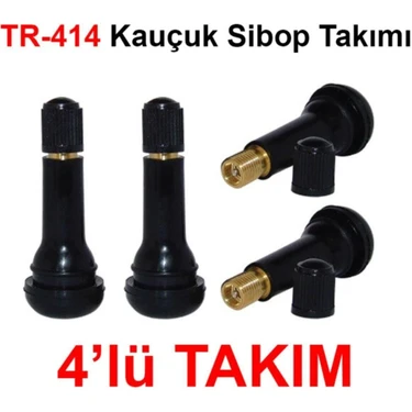 Oem TR-414 Kauçuk Sibop Takımı (4 Adet