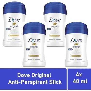 Dove Kadın Stick Deo Original 40 ml - 4'lü Avantaj