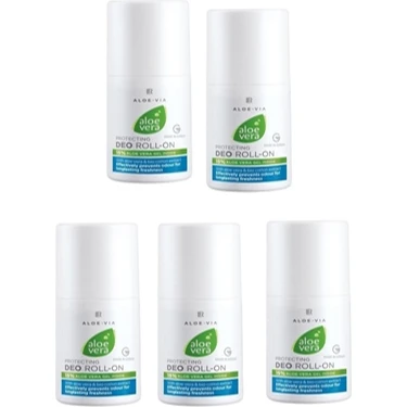 Lr Aloe Vera 50 ml x 5 Deo Roll On Her Cilt Tipine Uygun Uzun Süreli