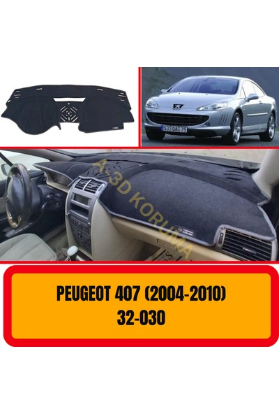 A3D Torpido Koruma Peugeot 407 Ön Göğüs / Panel / Torpido Koruması - Kılıfı - Halısı