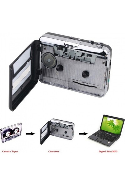 Kuheshope Teypten Pc'ye, Kasetten Mp3'e CD Dönüştürücü Capture Walkman Audio Müzik Çalar (Yurt Dışından)