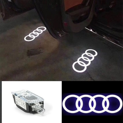 Audi A8 2016 Kapı Altı LED Logo Tek Kapı 1 Adet
