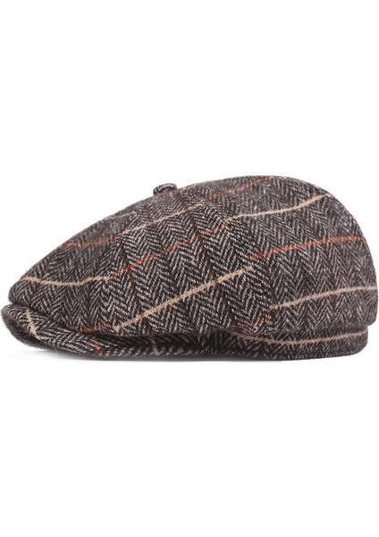 Retro Bere Erkek Ördek Dil Şapka Edebi Sekizgen Kap (Yurt Dışından) modelleri
